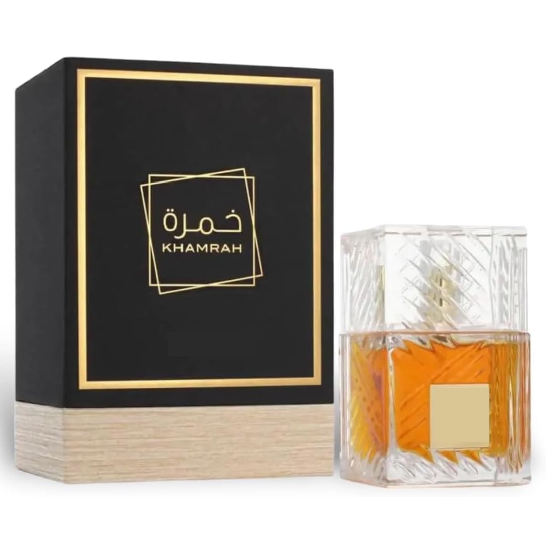 Khammrah Black Eau De Parfum 100ml Perfume Unisex Dubai UAE Oud Vanilla Cinna...