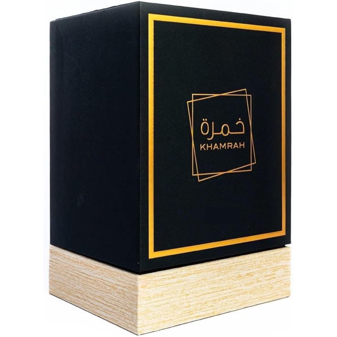 Khammrah Black Eau De Parfum 100ml Perfume Unisex Dubai UAE Oud Vanilla Cinna...