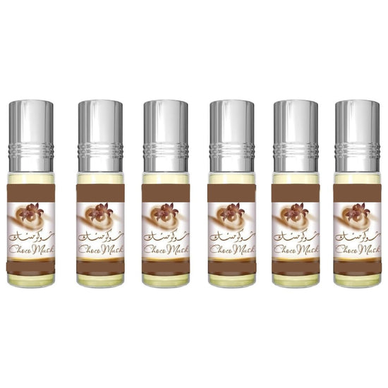 6 x 6ml Choco Musk Perfume Oil for Women 6ml | Chocolate Vanilla Cinnamon Woo...