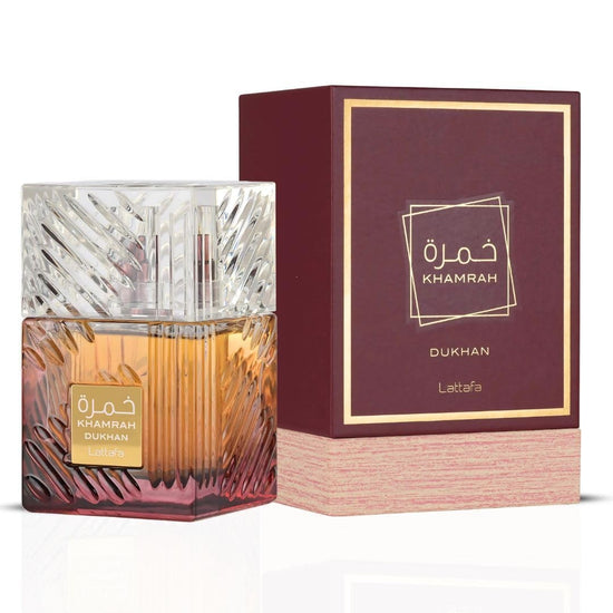 Khamrah Dukhan EDP Perfume By Lattafa 100ml- Unisex Perfume - Smoky Spicy Pim...
