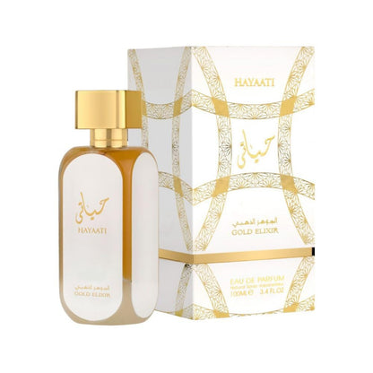 Hayaati Gold Elixir Perfume - Leather Vanilla Animalic Scent - Arabian Luxury...