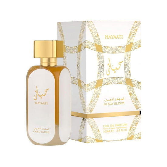 Hayaati Gold Elixir Perfume - Leather Vanilla Animalic Scent - Arabian Luxury...