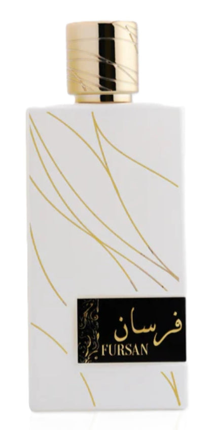 Khadlaj Fursan White 100ml EDP Perfume Spray Jasmine Coconut Vanilla Powder P...