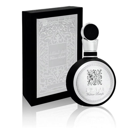 Fakhar Silver With Mini Free Perfume - Arabic Luxury Long Lasting Fragrance -...