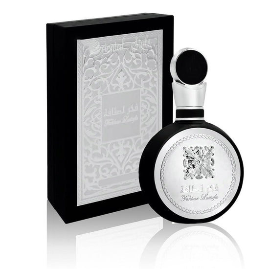Fakhar Silver With Mini Free Perfume - Arabic Luxury Long Lasting Fragrance -...